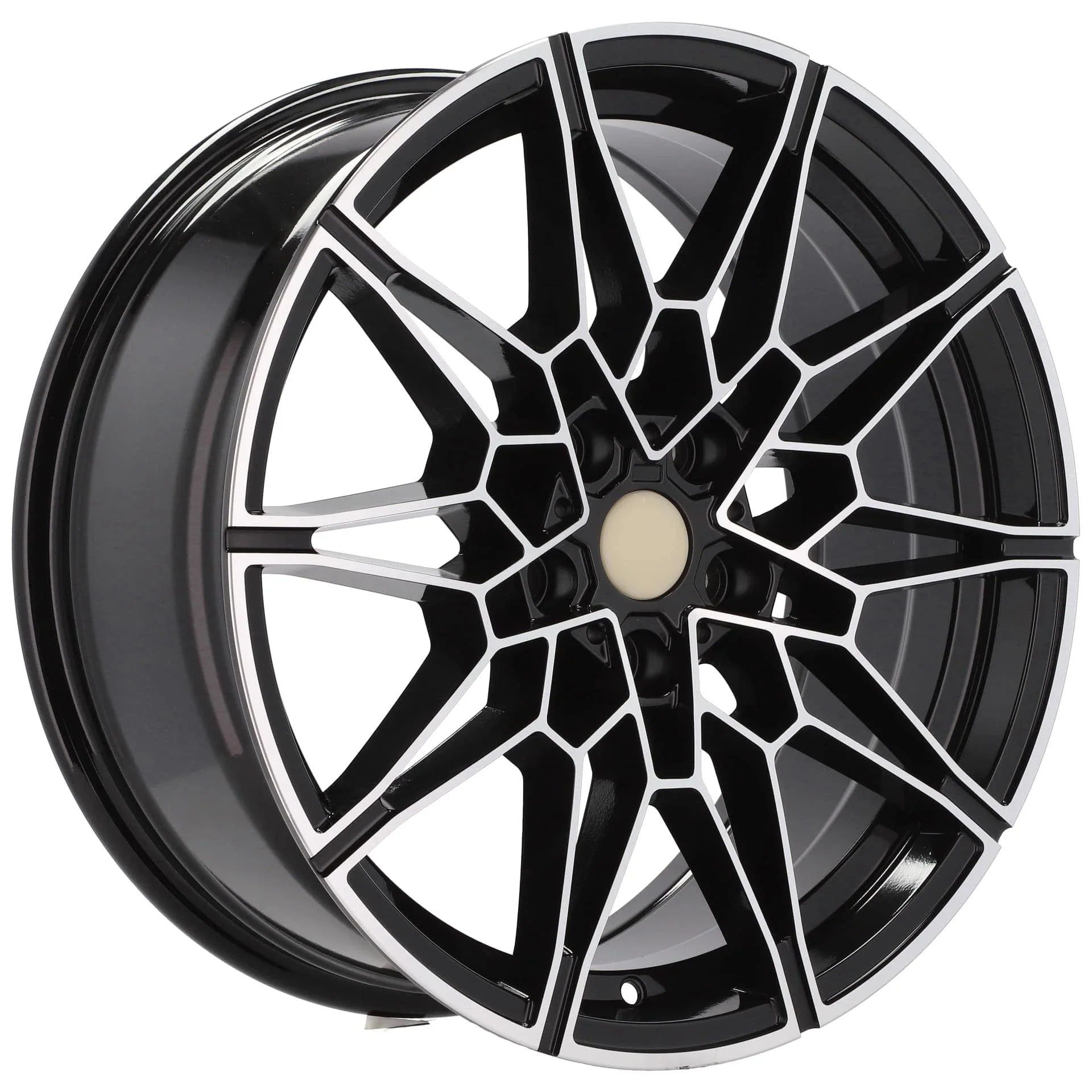 Alu kola pro BMW B1674 8x19 5x112 ET25 66.6 Black Polished | Wheelsup.cz