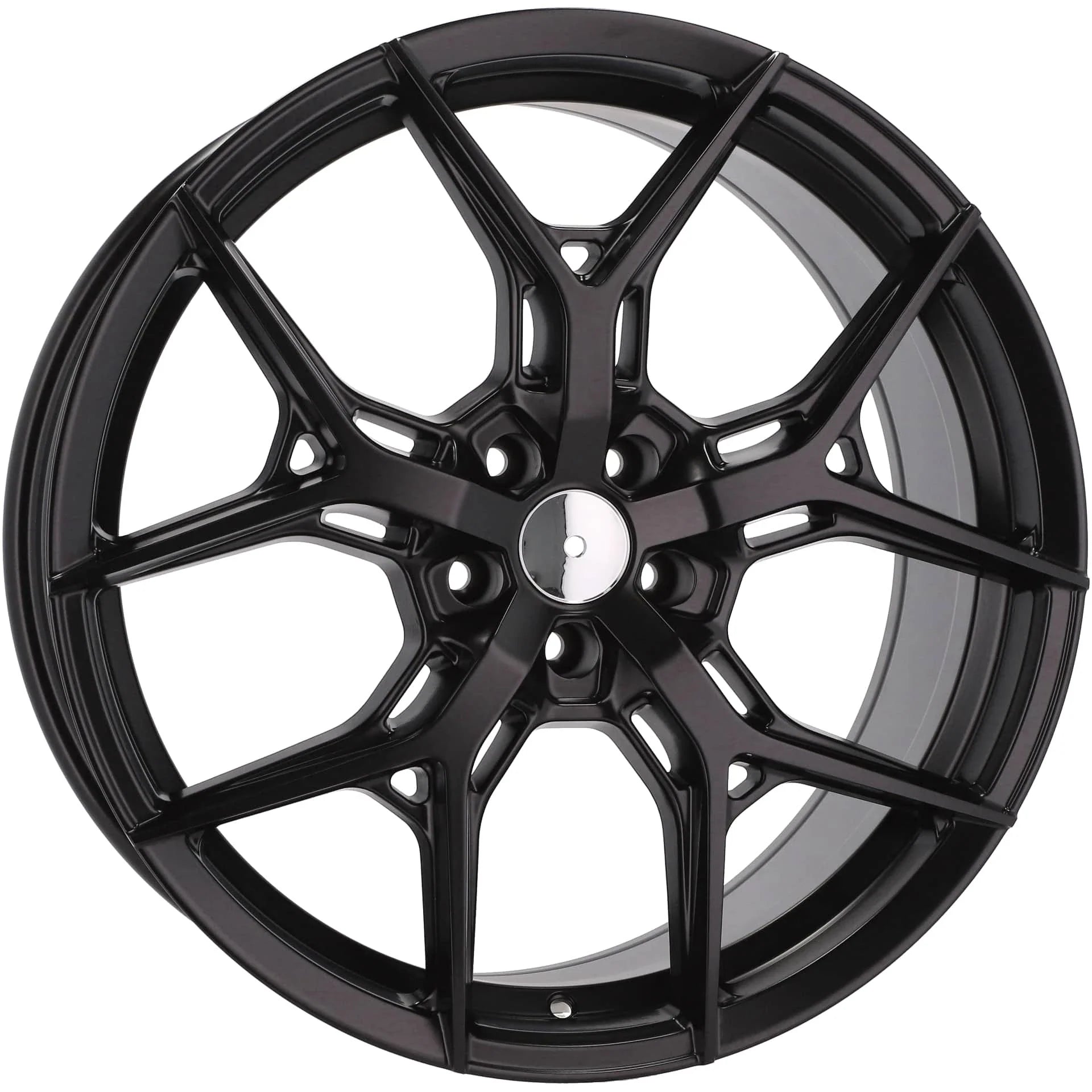 Alu kola Racing Line B1696 8.5x20 5x108 ET40 63.4 Black Half Matt | Wheelsup.cz