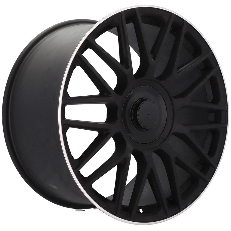 Alu kola pro Mercedes B1766 8.5x19 5x112 ET38 66.6 Black Half Matt & Polished Lip | Wheelsup.cz