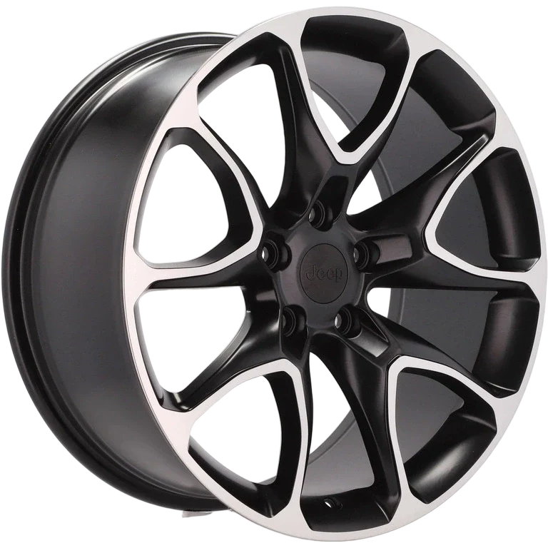 Alu kola pro Jeep B1790 9x20 5x127 ET40 71.6 Black Polished Half Matt | Wheelsup.cz
