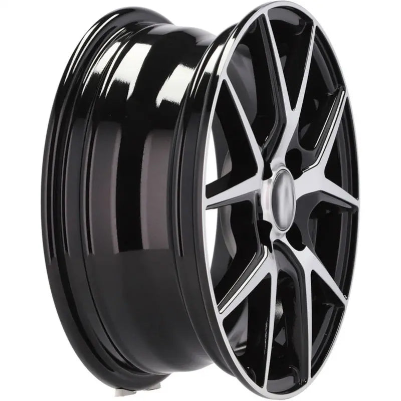 Alu kola Racing Line B1795 5.5x14 4x100 ET43 60.1 Black Polished | Wheelsup.cz