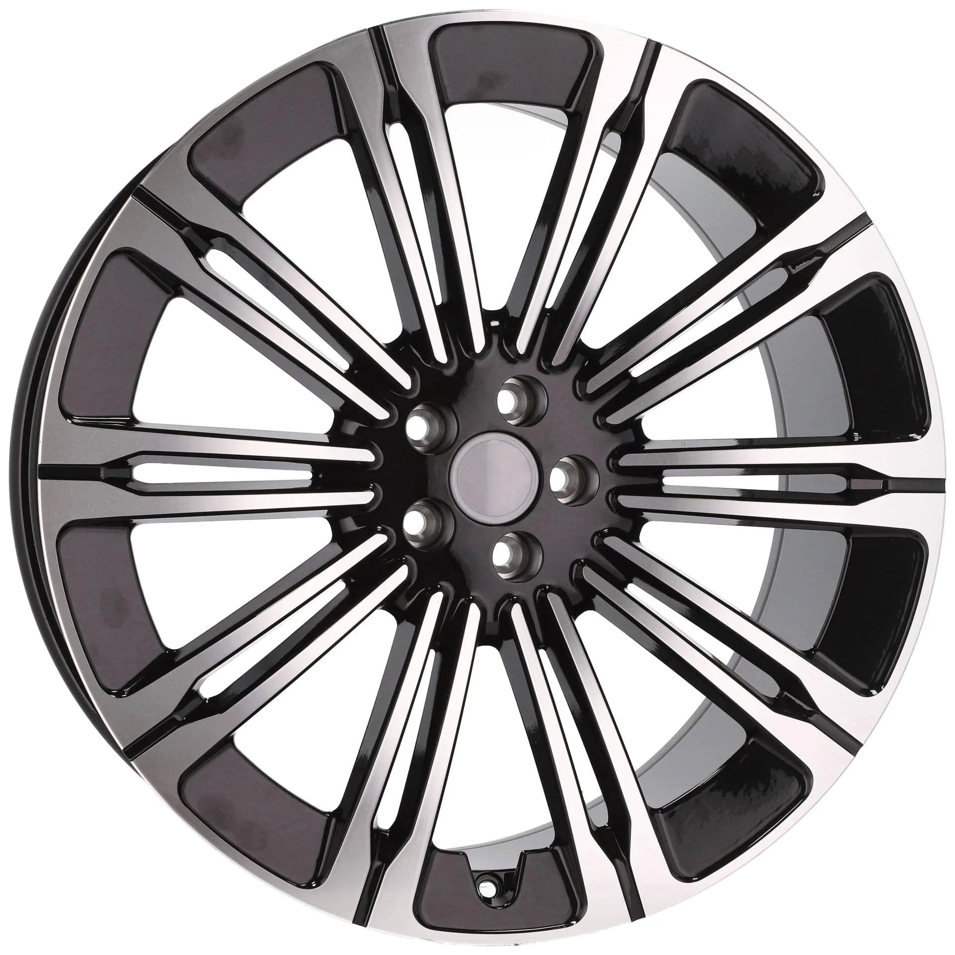 Alu kola pro Land Rover B1808 9.5x22 5x108 ET45 63.4 Black Polished | Wheelsup.cz