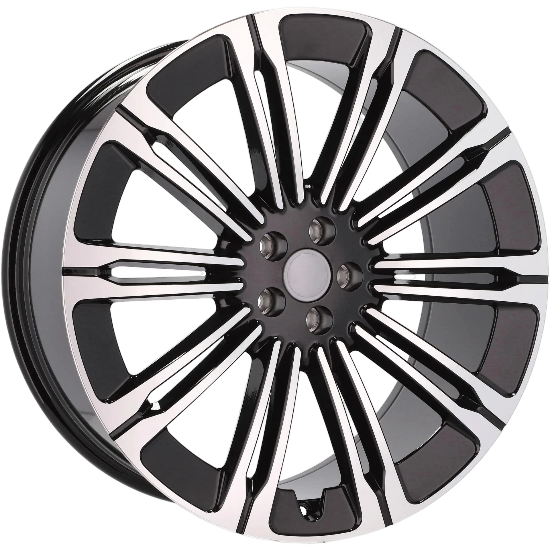 Alu kola pro Land Rover B1808 9.5x22 5x108 ET45 63.4 Black Polished | Wheelsup.cz