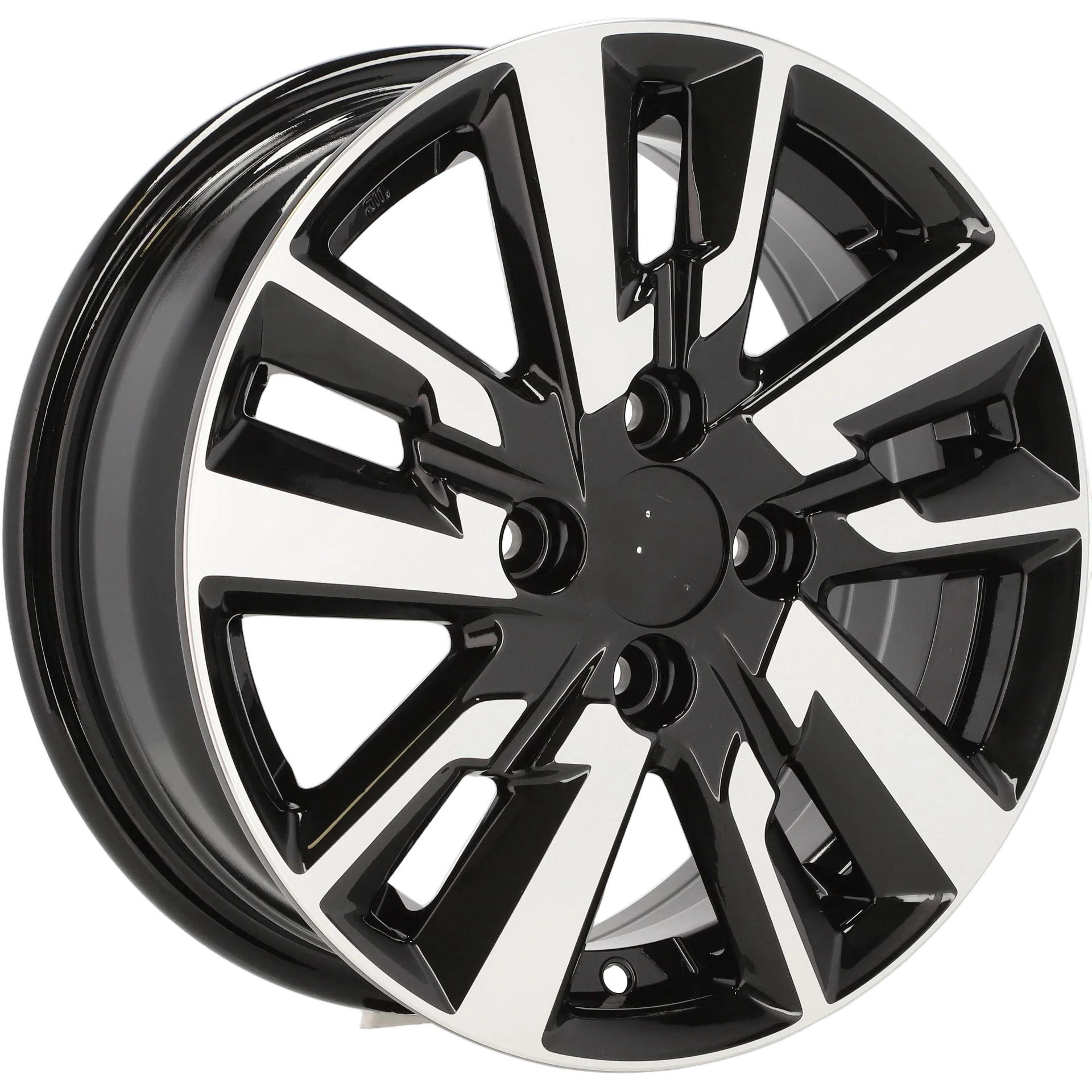 Alu kola Racing Line B1809 5.5x14 4x100 ET45 60.1 Black Polished | Wheelsup.cz