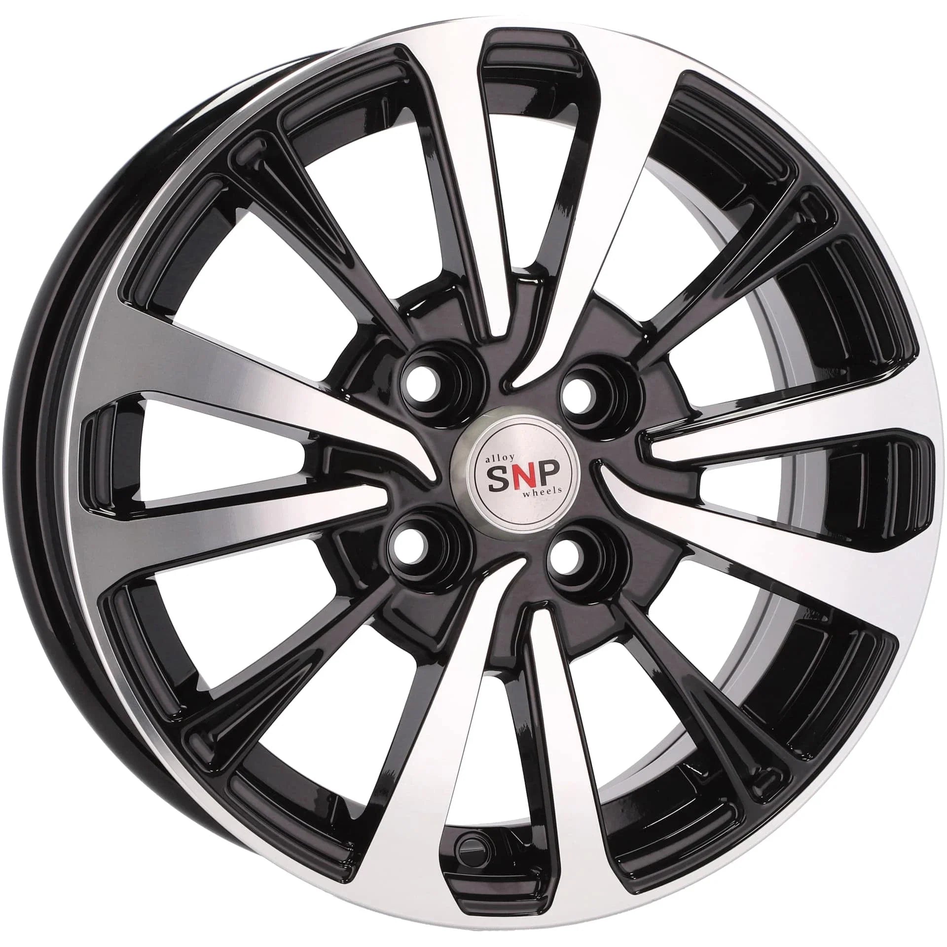 Alu kola pro Toyota B1846 5.5x14 4x100 ET40 54.1 Black Polished | Wheelsup.cz