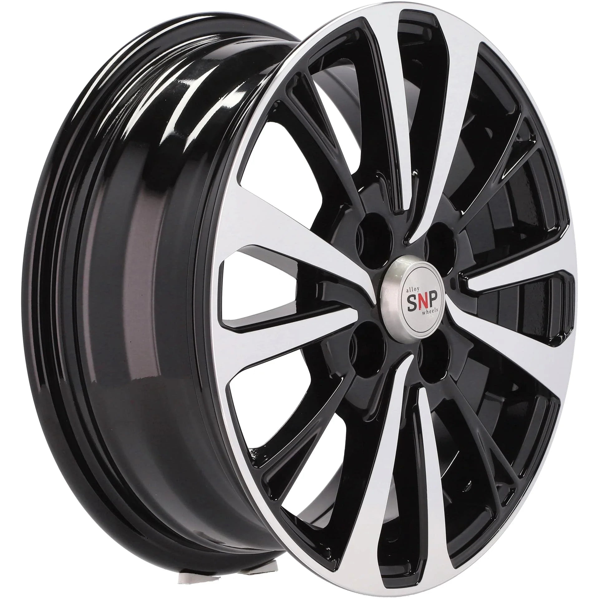 Alu kola pro Toyota B1846 5.5x14 4x100 ET40 54.1 Black Polished | Wheelsup.cz