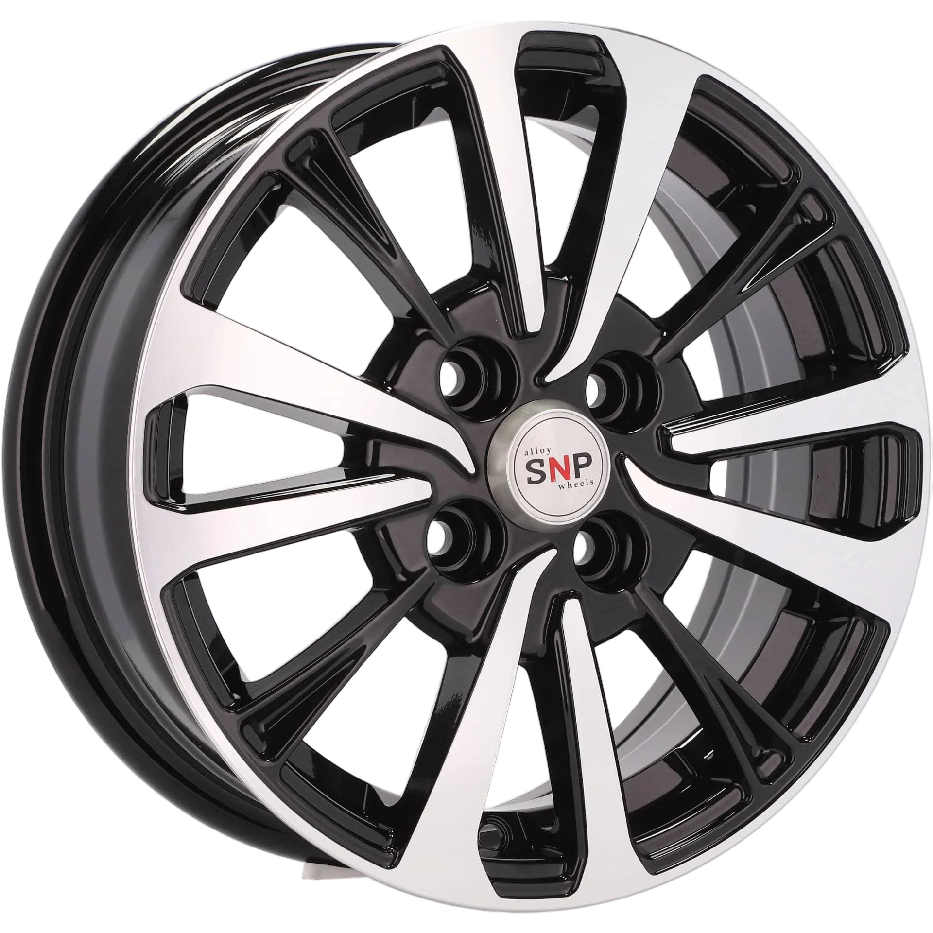 Alu kola pro Toyota B1846 6x15 4x100 ET40 54.1 Black Polished | Wheelsup.cz