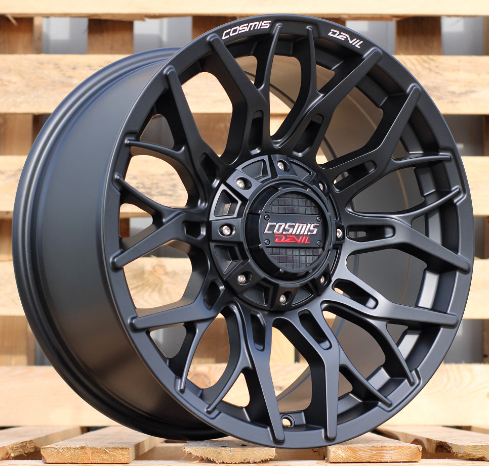 Alu kola Racing Line B1848 9x18 6x139.7 ET15 černá, Offroad WheelsUp