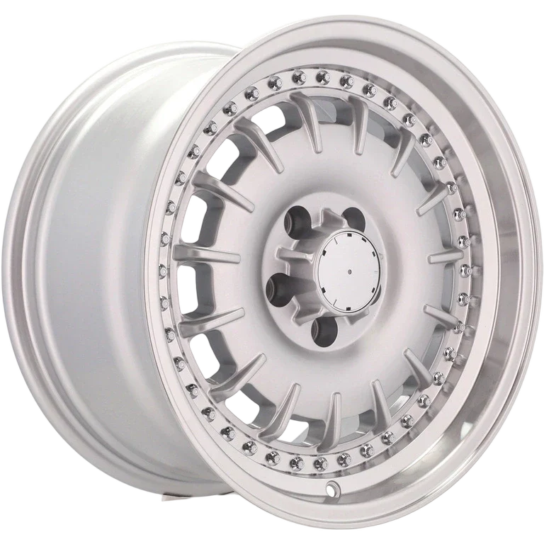 Alu kola pro Mercedes B1855 8x17 5x112 ET30 66.6 Silver & Polished Lip | Wheelsup.cz