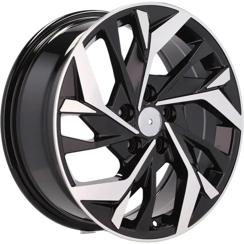 Alu kola pro Hyundai B1953 7x17 5x114.3 ET43 67.1 Black Polished | Wheelsup.cz