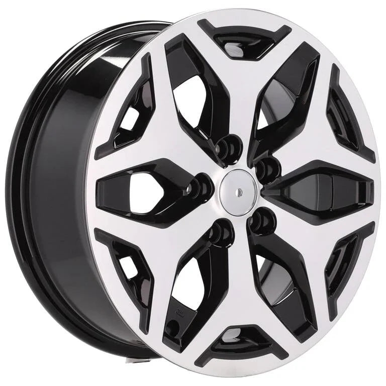 Alu kola pro Subaru B2042 7x17 5x114.3 ET48 56.1 Black Polished | Wheelsup.cz