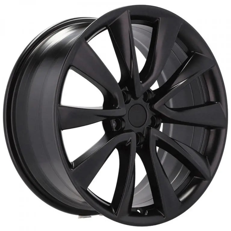 Alu kola pro Tesla B2046 8.5x19 5x114.3 ET40 64.1 Black Half Matt | Wheelsup.cz