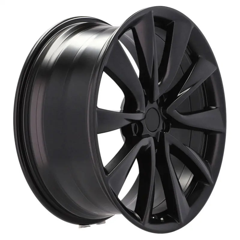 Alu kola pro Tesla B2046 8.5x19 5x114.3 ET40 64.1 Black Half Matt | Wheelsup.cz