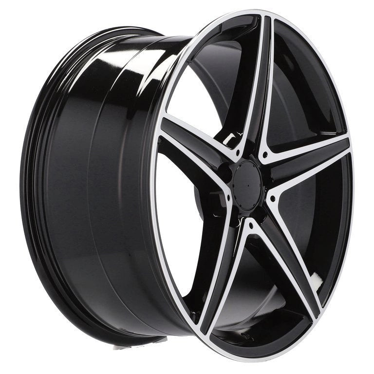 Alu kola pro Mercedes B5052 8x19 5x112 ET43 66.6 Black Polished | Wheelsup.cz