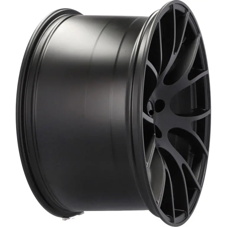 Alu kola Racing Line B5054 9.5x20 5x115 ET18 71.6 Black Half Matt | Wheelsup.cz