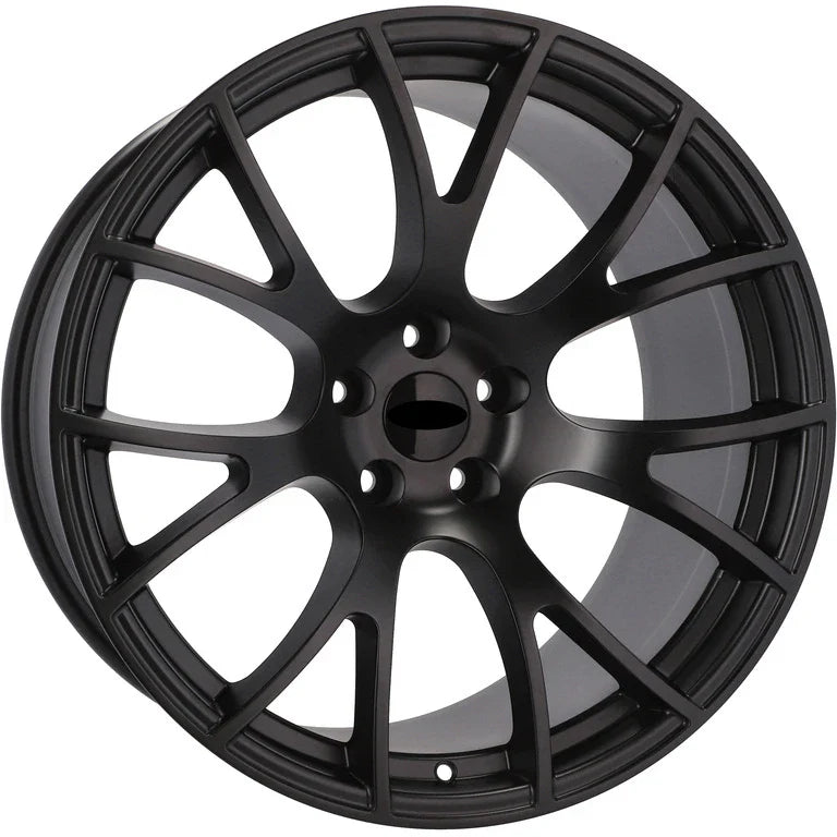 Alu kola Racing Line B5054 11x20 5x115 ET18 71.6 Black Half Matt