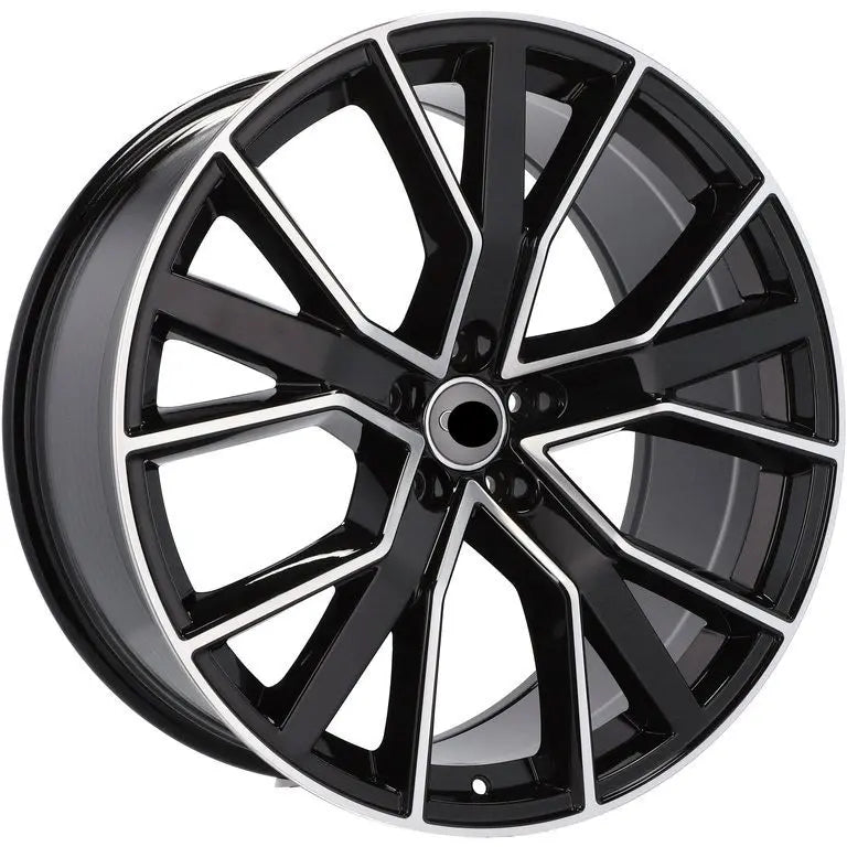 Alu kola pro Audi B5131 9.5x21 5x112 ET31 66.6 Black Polished | Wheelsup.cz