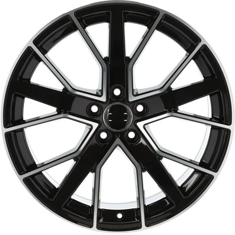 Alu kola pro Audi B5131 8x18 5x112 ET34 66.6 Black Polished | Wheelsup.cz