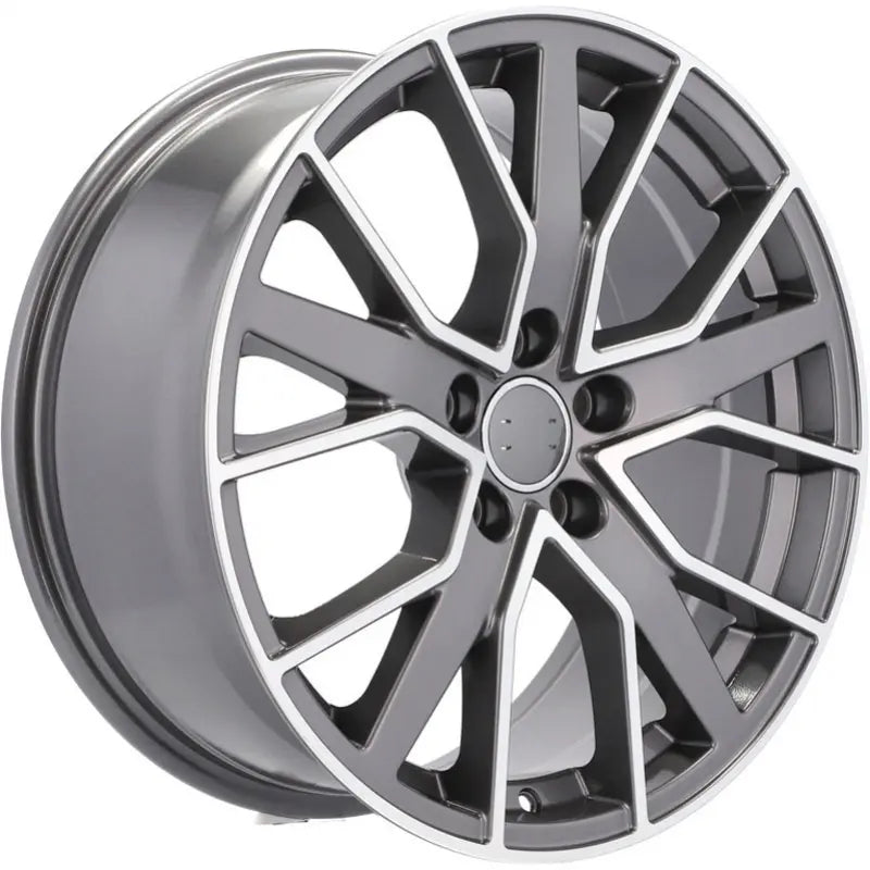 Alu kola pro Audi B5131 8.5x19 5x112 ET27 66.6 Grey Polished | Wheelsup.cz
