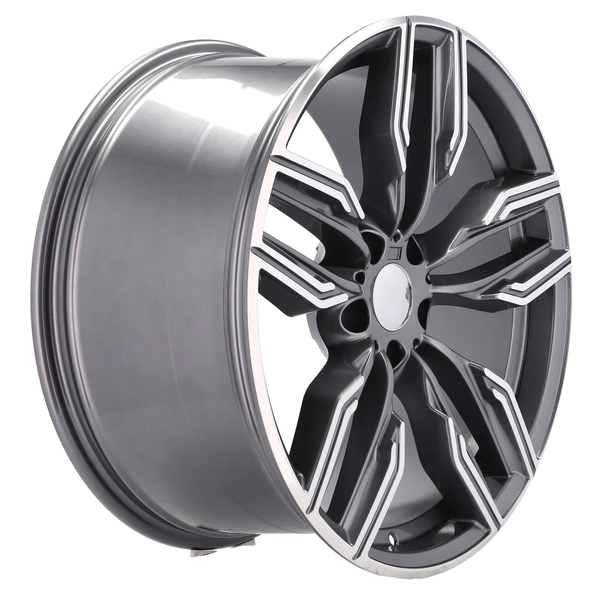 Alu kola pro BMW B5181 10x20 5x112 ET41 66.6 Grey Polished Half Matt | Wheelsup.cz