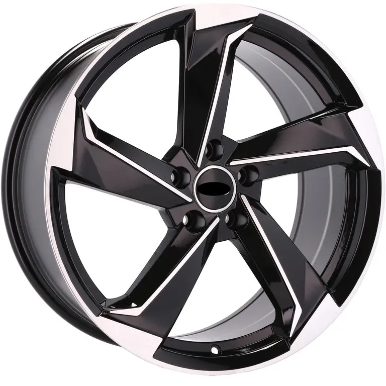 Alu kola pro Audi B5185 8x18 5x112 ET40 66.6 Black Polished | Wheelsup.cz