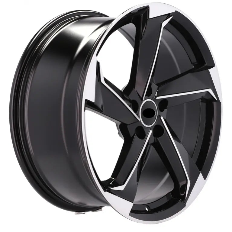Alu kola pro Audi B5185 8x18 5x112 ET40 66.6 Black Polished | Wheelsup.cz