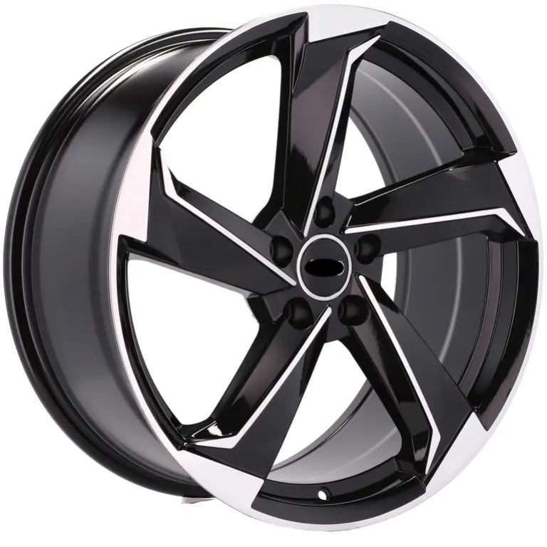 Alu kola pro Audi B5185 8x18 5x112 ET40 66.6 Black Polished | Wheelsup.cz