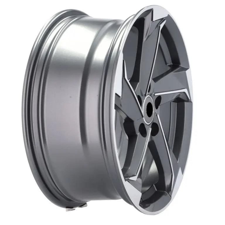 Alu kola pro Audi B5185 8x18 5x112 ET40 66.6 Grey Polished | Wheelsup.cz