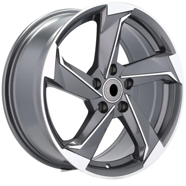 Alu kola pro Audi B5185 8x18 5x112 ET40 66.6 Grey Polished | Wheelsup.cz