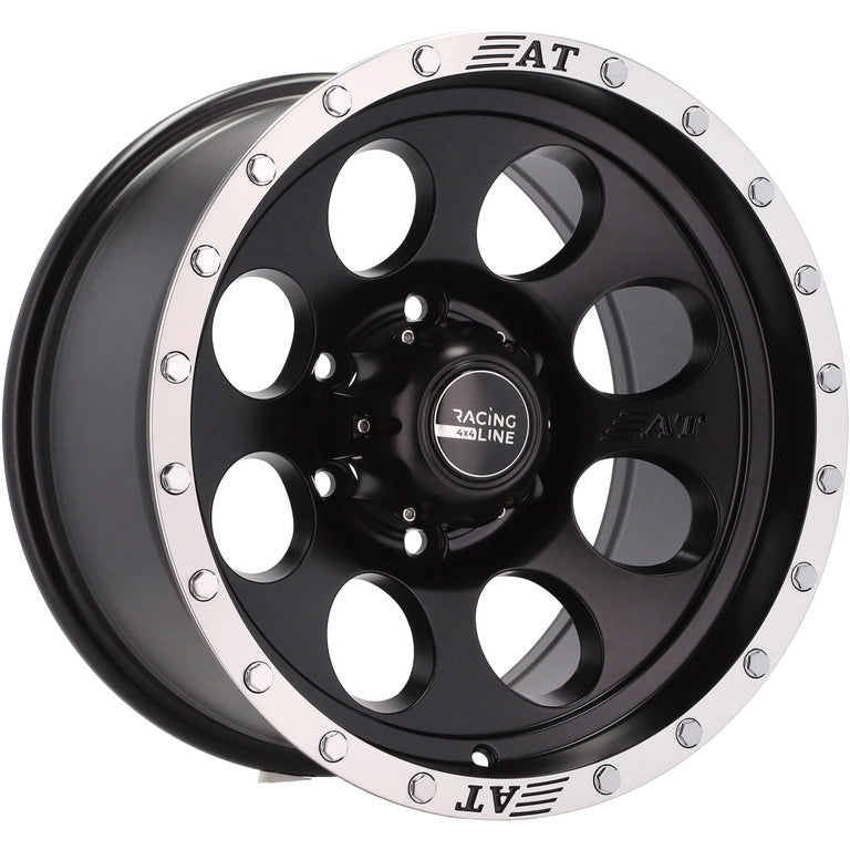 Alu kola pro Offroad B5187 8.5x16 6x139.7 ET-15 110.1 Black Half Matt & Polished Lip | Wheelsup.cz