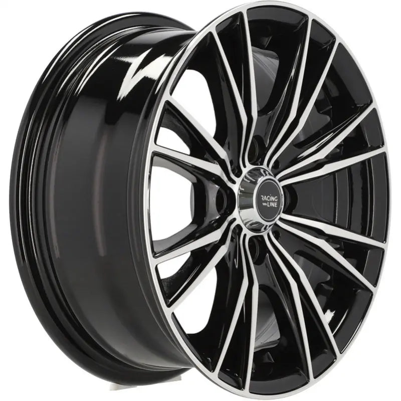 Alu kola Racing Line B5199 6x14 4x100 ET38 60.1 Black Polished | Wheelsup.cz