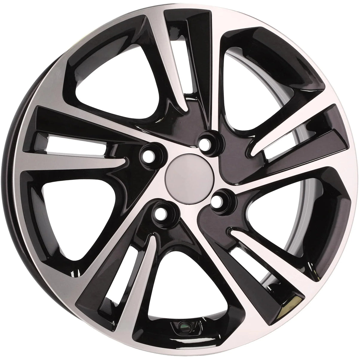 Alu kola pro Hyundai B5210 6.5x16 5x114.3 ET45 67.1 Black Polished | Wheelsup.cz
