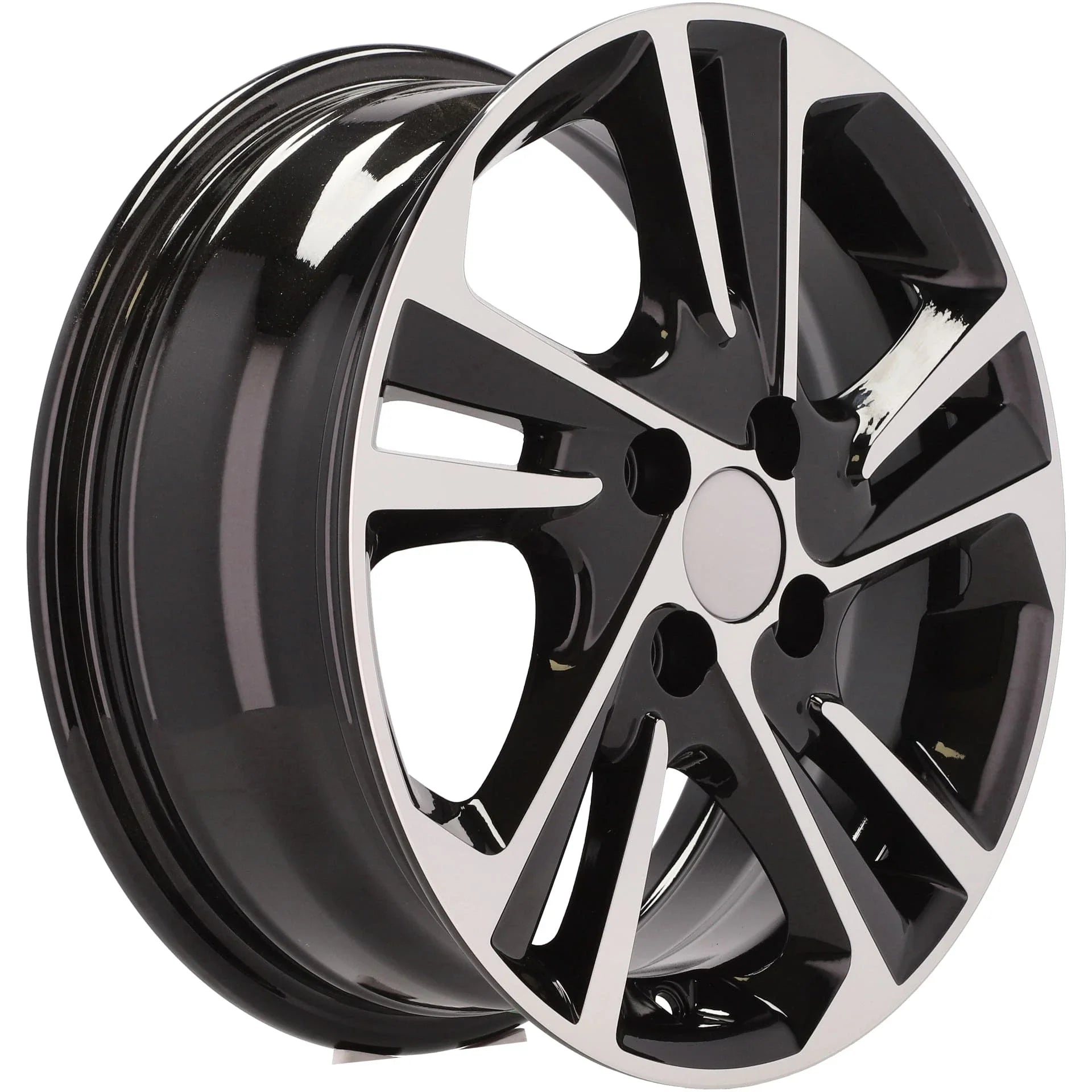 Alu kola pro Hyundai B5210 6x15 4x100 ET40 54.1 Black Polished | Wheelsup.cz