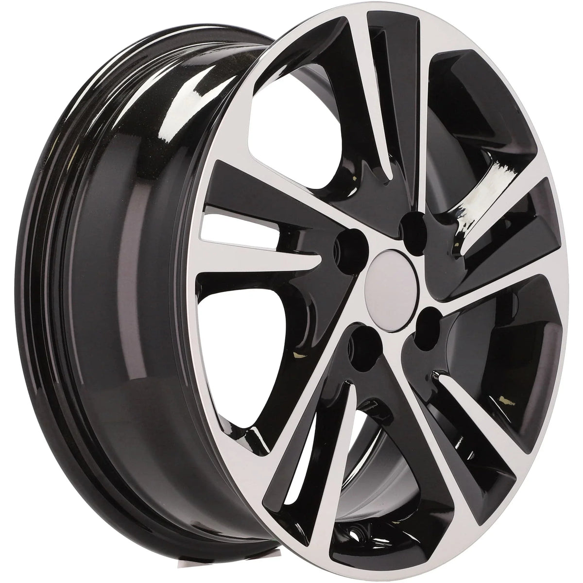 Alu kola pro Hyundai B5210 6.5x16 5x114.3 ET45 67.1 Black Polished | Wheelsup.cz