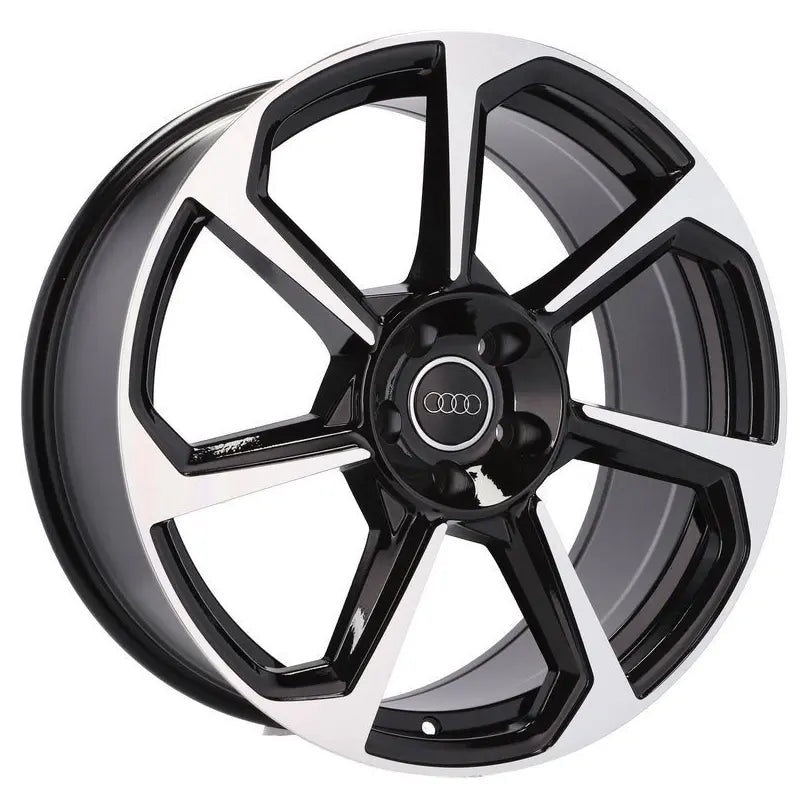 Alu kola pro Audi B5213 8.5x19 5x112 ET38 66.6 Black Polished