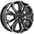 Alu kola pro Renault B5296 7x17 4x100 ET40 60.1 Black Polished