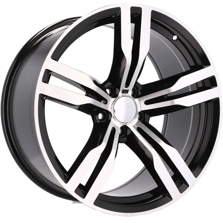 Alu kola pro BMW B5327 9.5x19 5x112 ET39 66.6 Black Polished | Wheelsup.cz