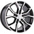 Alu kola pro Porsche B5362 11x21 5x130 ET58 71.6 Black Polished