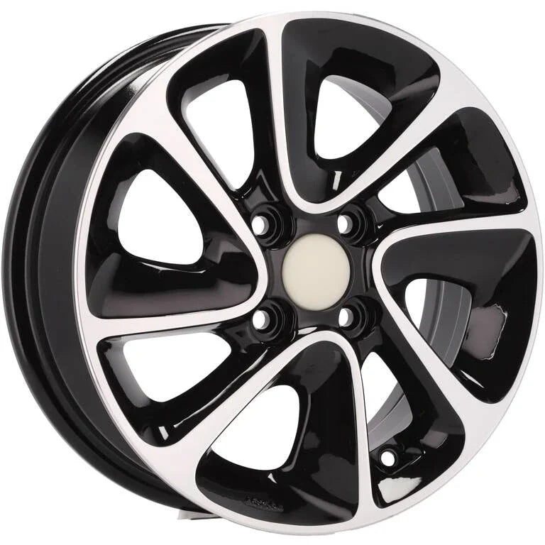 Alu kola pro Hyundai B5387 5x14 4x100 ET41 Black Polished | Wheelsup.cz
