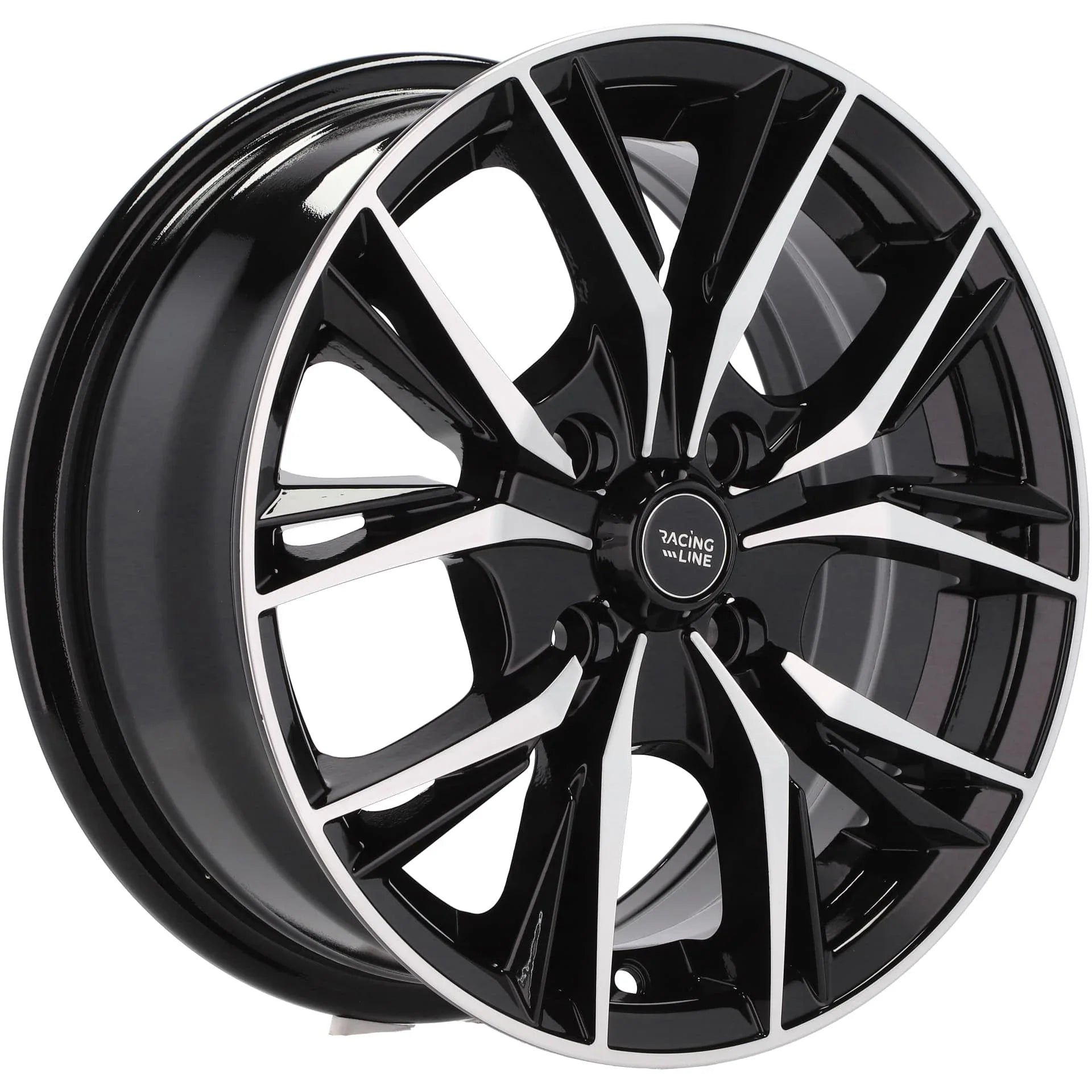 Alu kola Racing Line B5400 6x14 4x100 ET40 60.1 Black Polished
