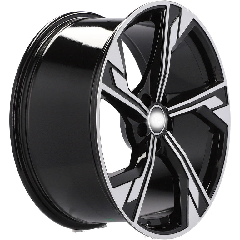 Alu kola pro Audi B5419 7.5x17 5x112 ET40 66.6 Black Polished | Wheelsup.cz
