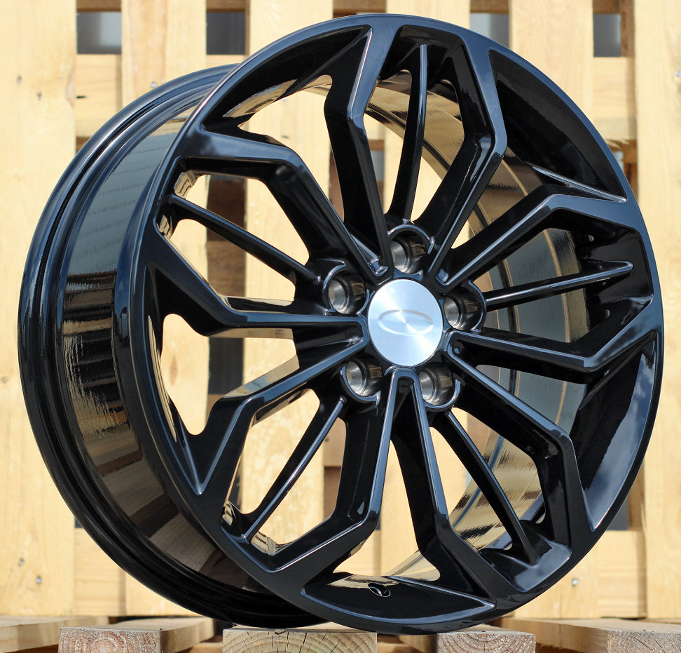 Alu kola Racing Line B5433 6.5x16 5x108 ET50 Black Ford