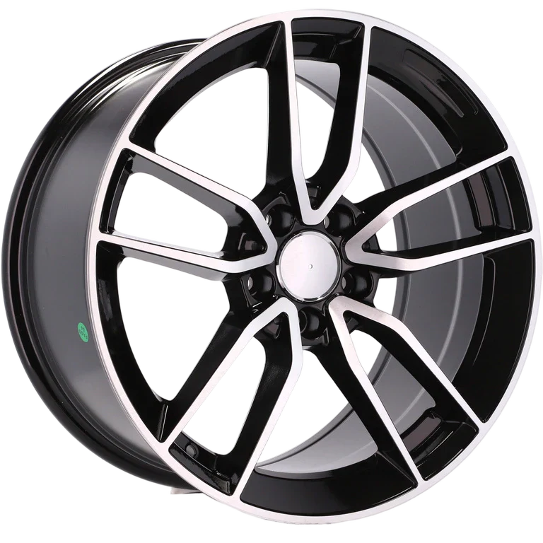 Alu kola pro Mercedes B5461 8x18 5x112 ET43 66.6 Black Polished | Wheelsup.cz