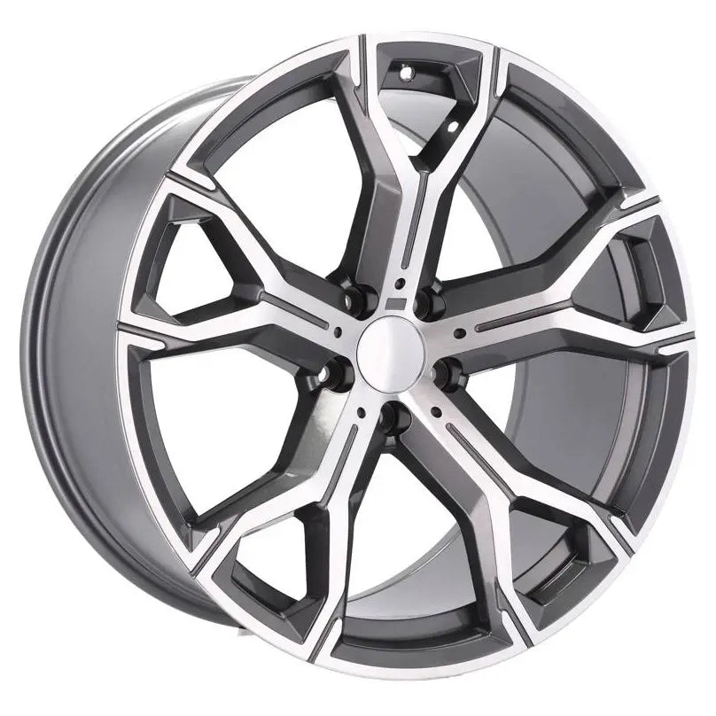 Alu kola pro BMW B5498 9x20 5x112 ET35 66.6 Grey Polished