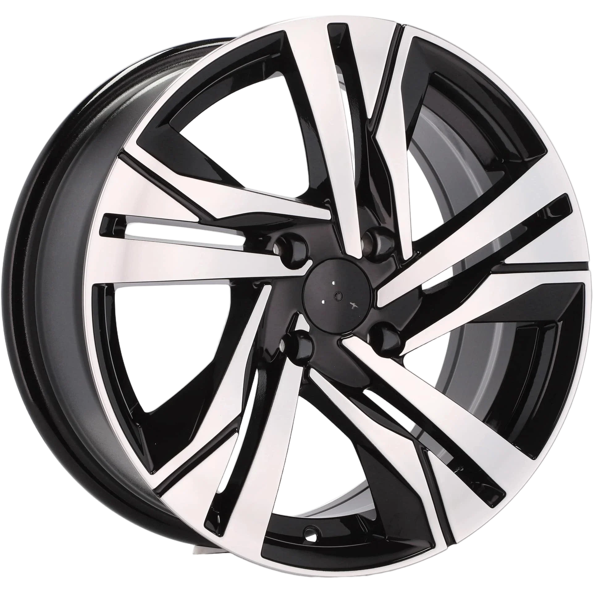 Alu kola pro Peugeot B5543 7x16 5x108 ET40 65.1 Black Polished | Wheelsup.cz