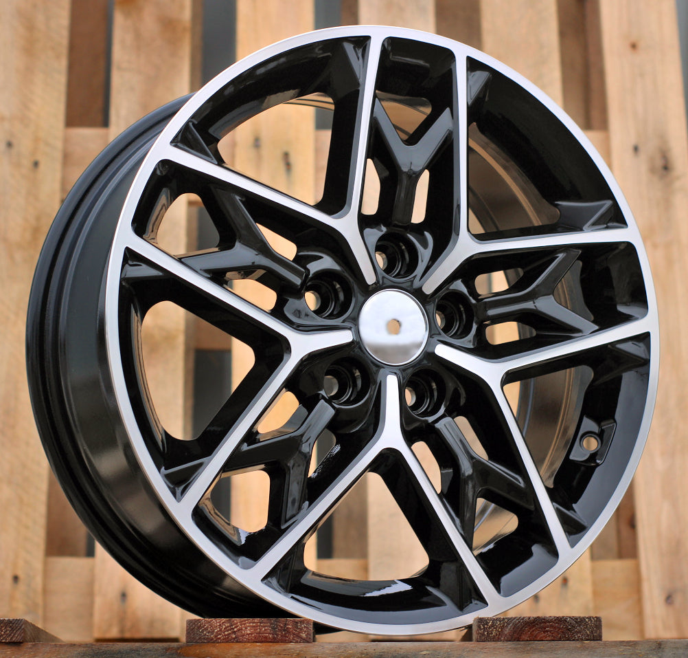Alu kola Kia B5567 7x17 5x114.3 ET48 Black Polished-Alu kola-WheelsUp