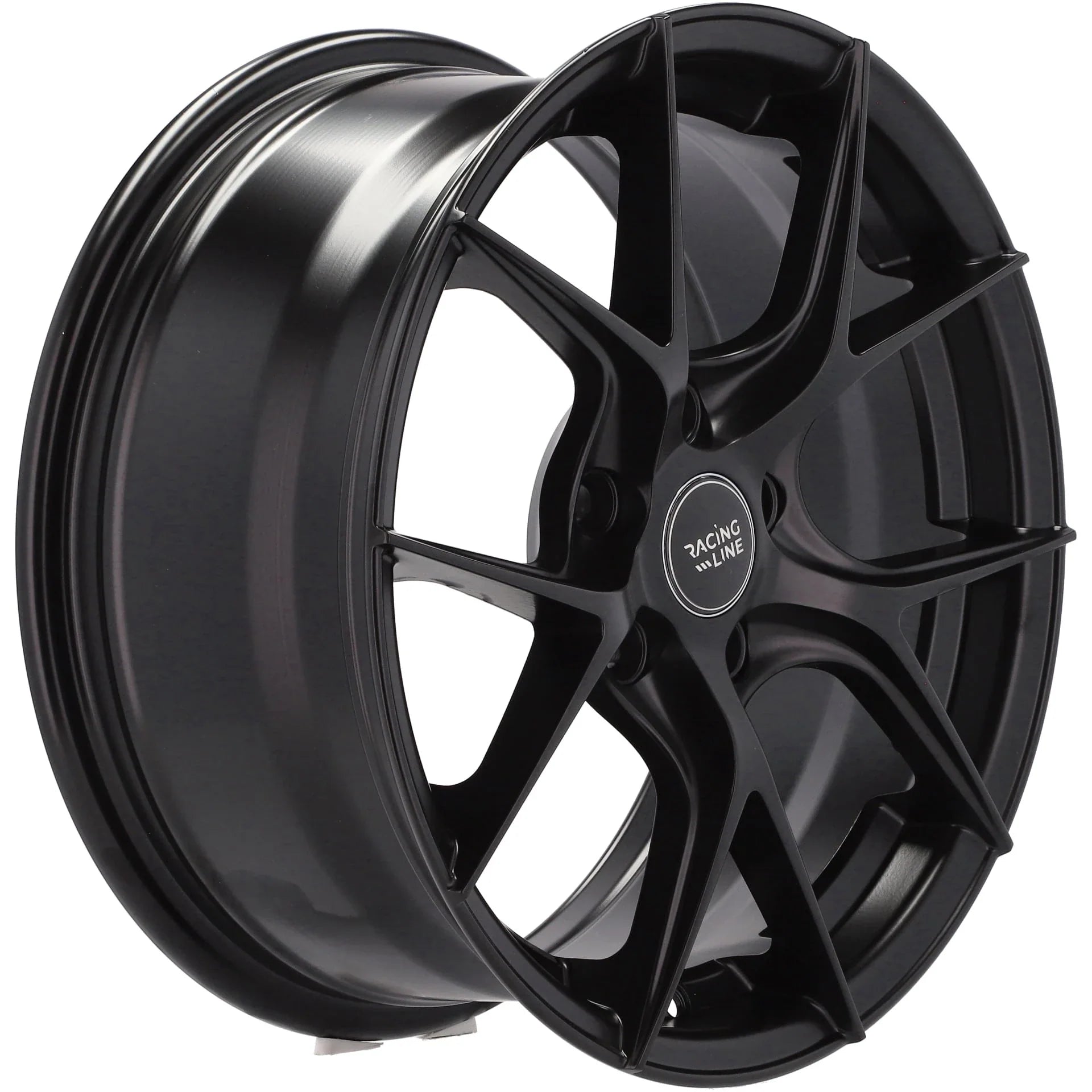 Alu kola pro Racing Line B5713 7x16 5x108 ET44 Black Half Matt | Wheelsup.cz