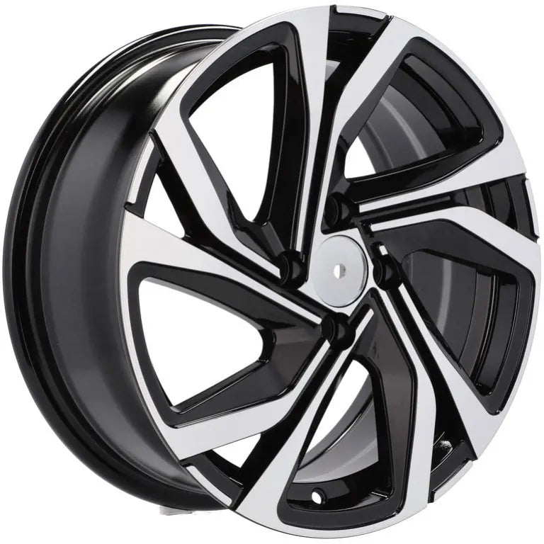 Alu kola Racing Line B5762 6x15 5x114.3 ET40 66.1 Black Polished