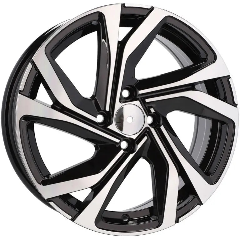 Alu kola Racing Line B5762 6x15 5x114.3 ET40 66.1 Black Polished