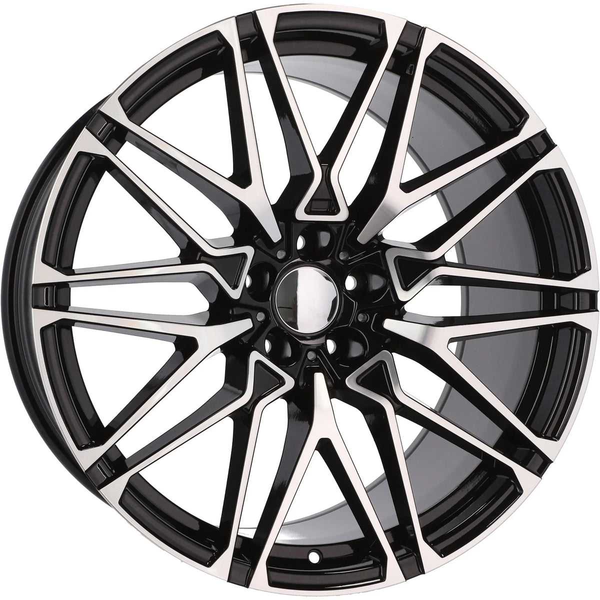 Alu kola pro BMW B5771 10.5x20 5x112 ET40 66.6 Black Polished | Wheelsup.cz